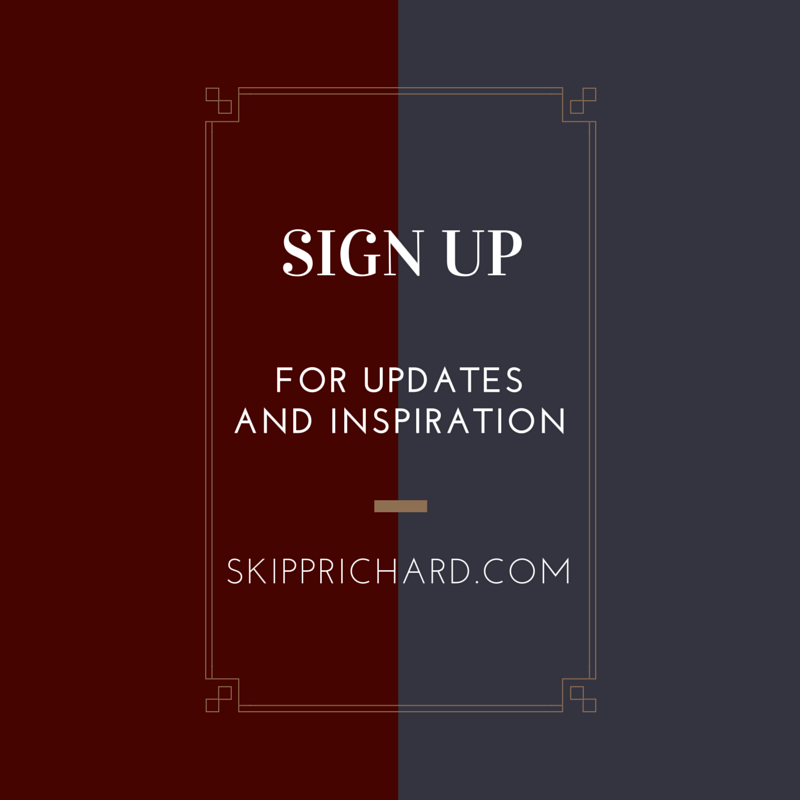 Sign up for Updates and Inspiration