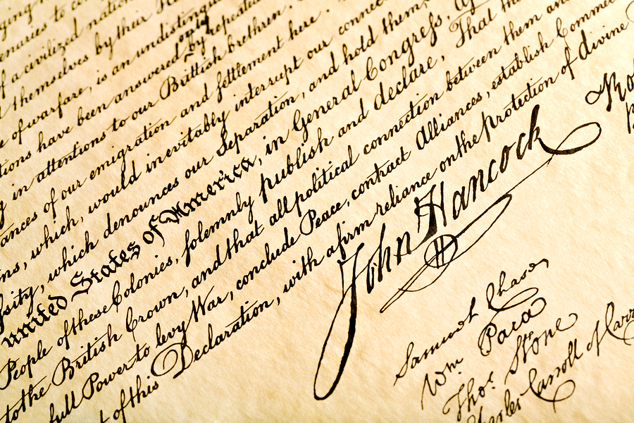 What Leaders and the Declaration Signers Have in Common